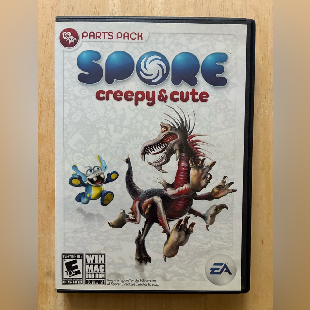 Spore Creepy & Cute Parts Pack PC Mac DVD-ROM EA Expansion Game 2008